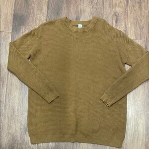 Twik Warm Brown Crew Neck Sweater